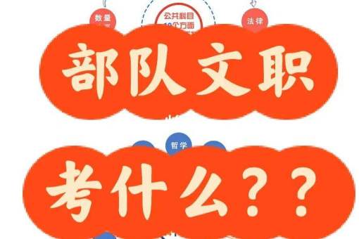 【军队文职】24军队文职新大纲解读-昭通考试在线